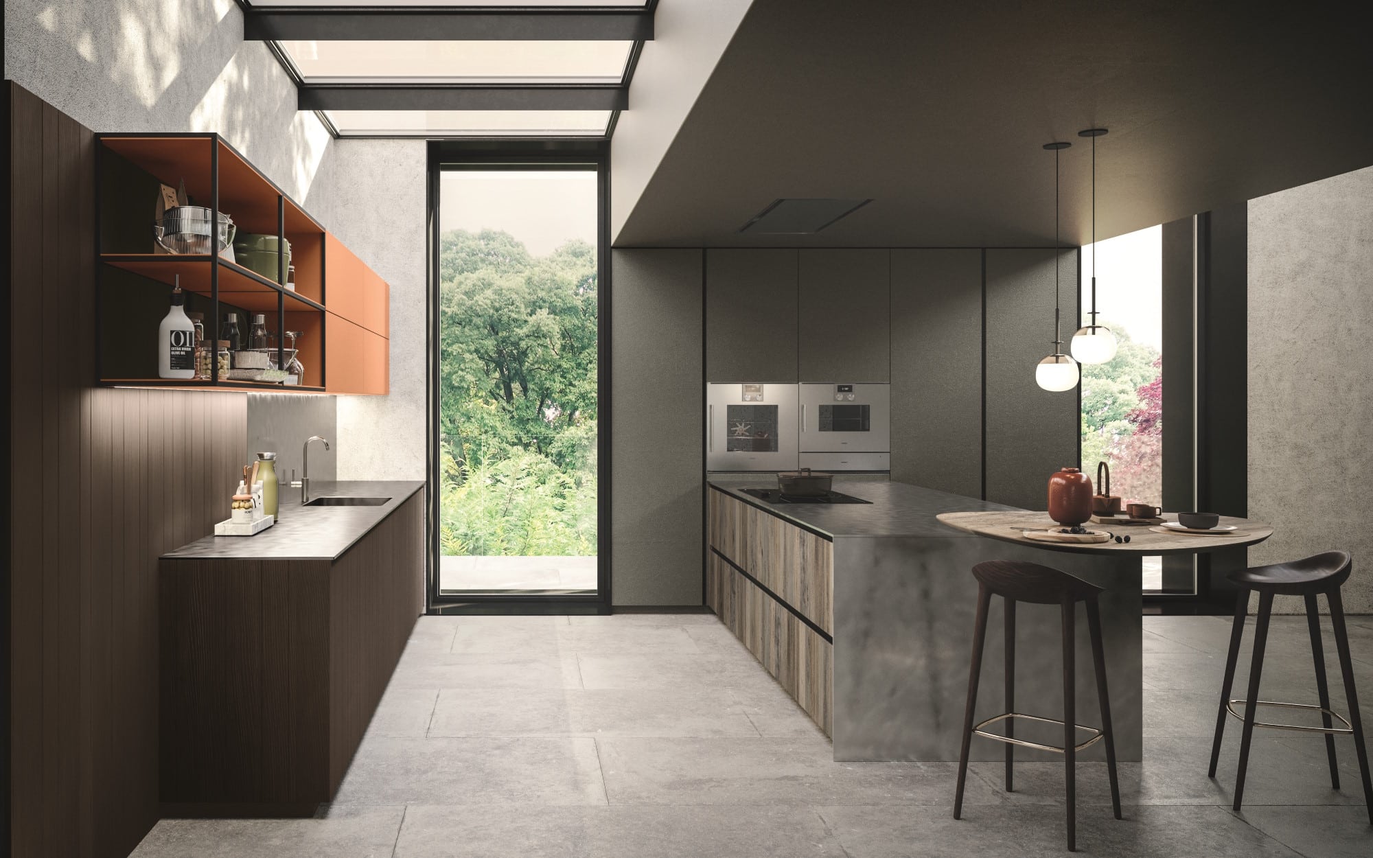 Molto side angle kitchen